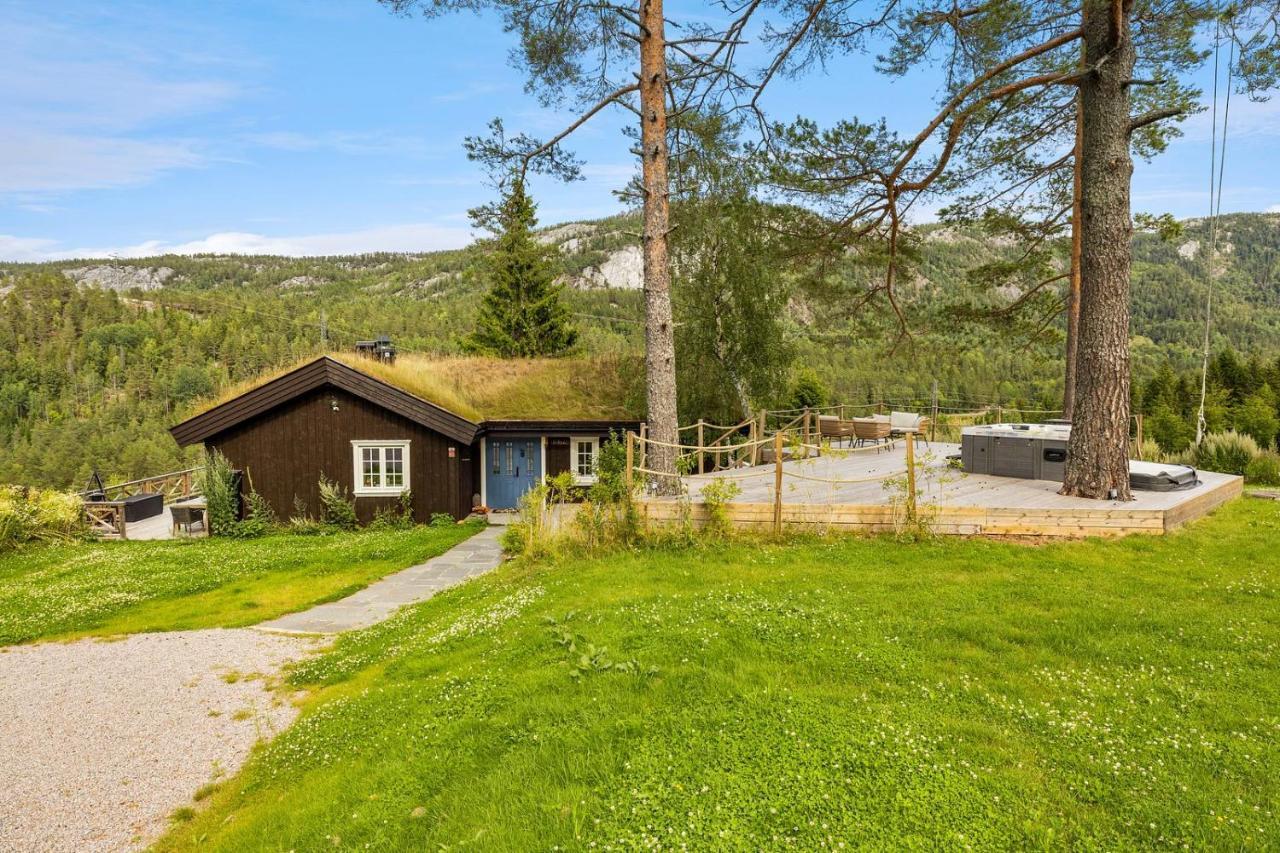 Libeli- Panoramaview Towards Gaustadtoppen- Jacuzzi Villa Lona Exterior photo